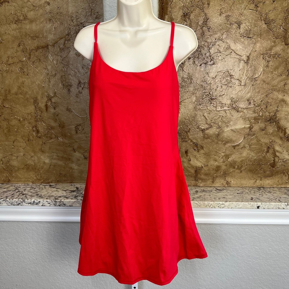 NWT Halara Exercise Dress XL Red Activewear Mini Lined Tennis Workout Sporty - Picture 2 of 12
